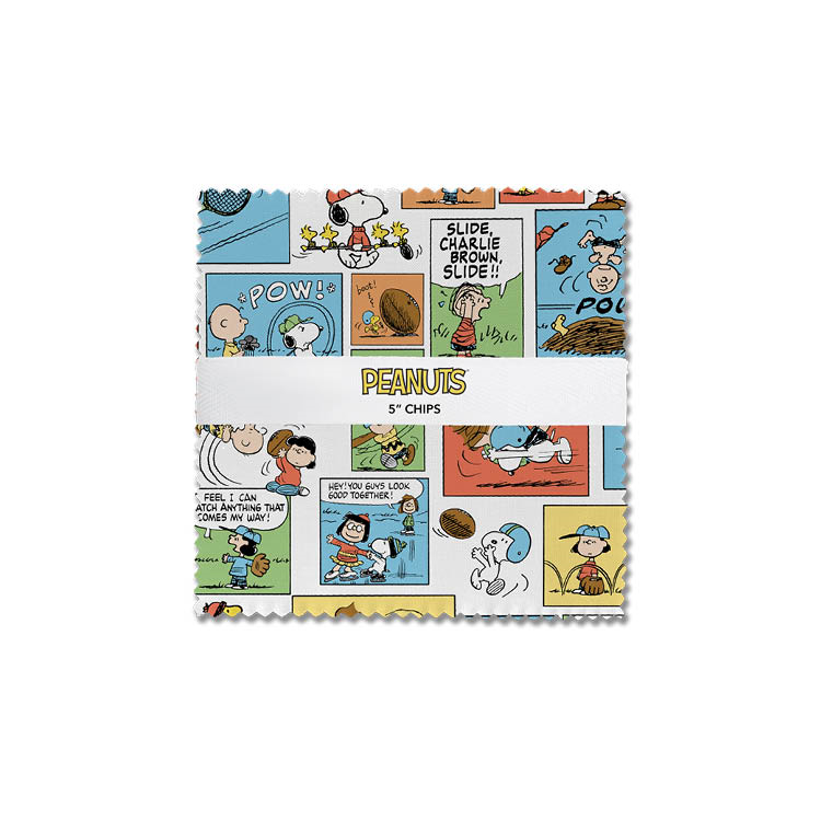 PRE ORDER - Peanuts Charm Pack (42 5" Squares) from Northcott Fabrics - Arrives May 2026