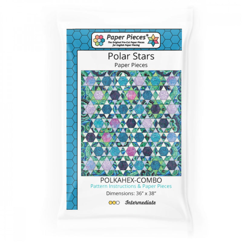 Polar Stars Pattern and Piece Pack by Paper Pieces (English Paper Piecing)