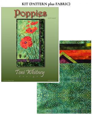 Poppies Applique Kit by Toni Whitney Design