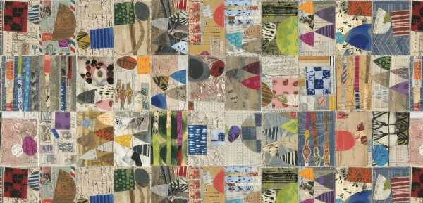 Multi Front Postcards (52988D-1) Essentials by Marcia Derse for Windham Fabrics - $21.96/m ($20.27/yd)