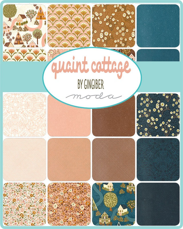 Quaint Cottage - Jelly Roll (42 2.5" x WOF Strips) - by Gingiber for Moda Fabrics
