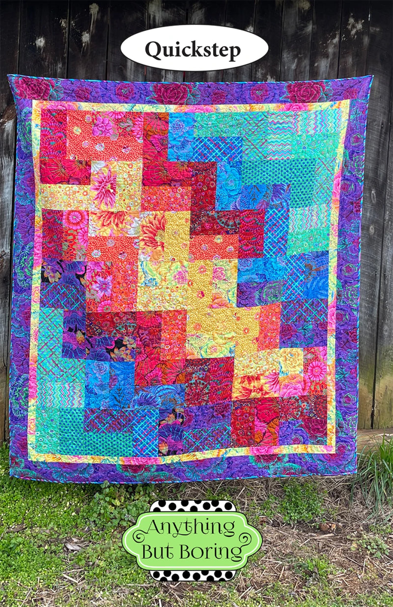 Quickstep Quilt Pattern by Anything But Boring
