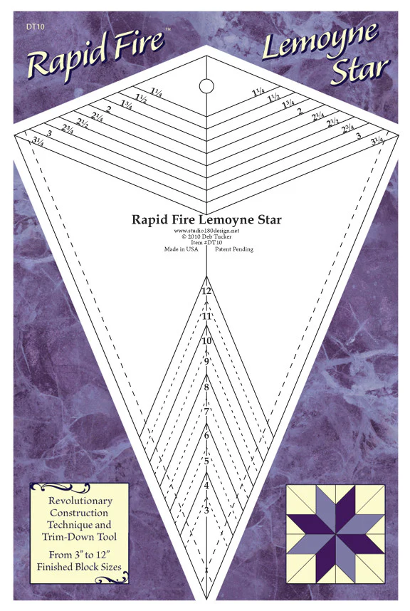Rapid Fire Lemoyne Star by Deb Tucker&