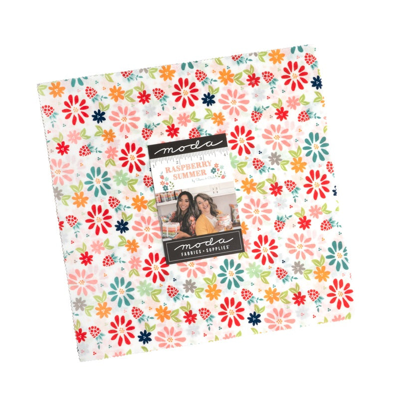 Raspberry Summer Layer Cake (42 10" Squares) by Sherri & Chelsi for Moda Fabrics
