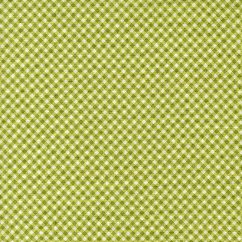 Raspberry Summer by Sherri & Chelsea - Gingham in Lime (37697-17) for Moda Fabrics