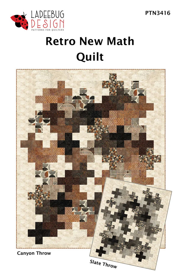 Retro New Math Quilt Pattern by Ladeebug Design