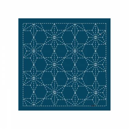 Sashiko Sampler Traditional Design - Tobi-asa-no-ha (SC-0210)