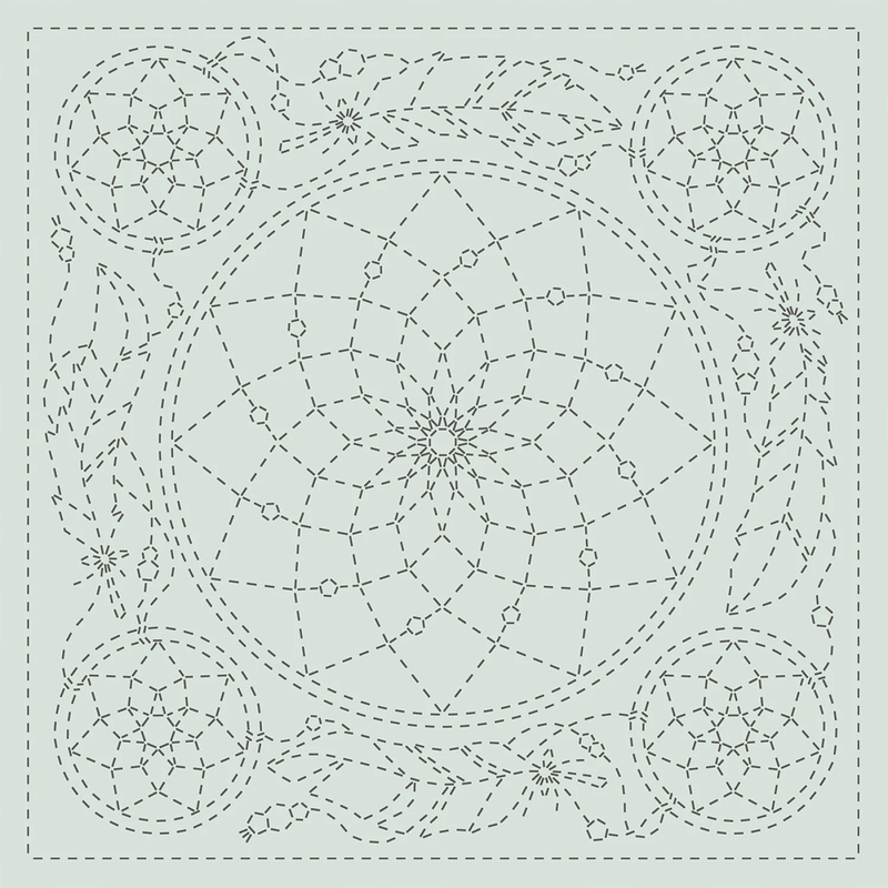 Sashiko Cloth - Dreamcatcher