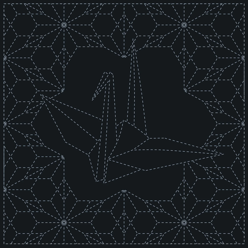 Sashiko Cloth - Ori-Zuru