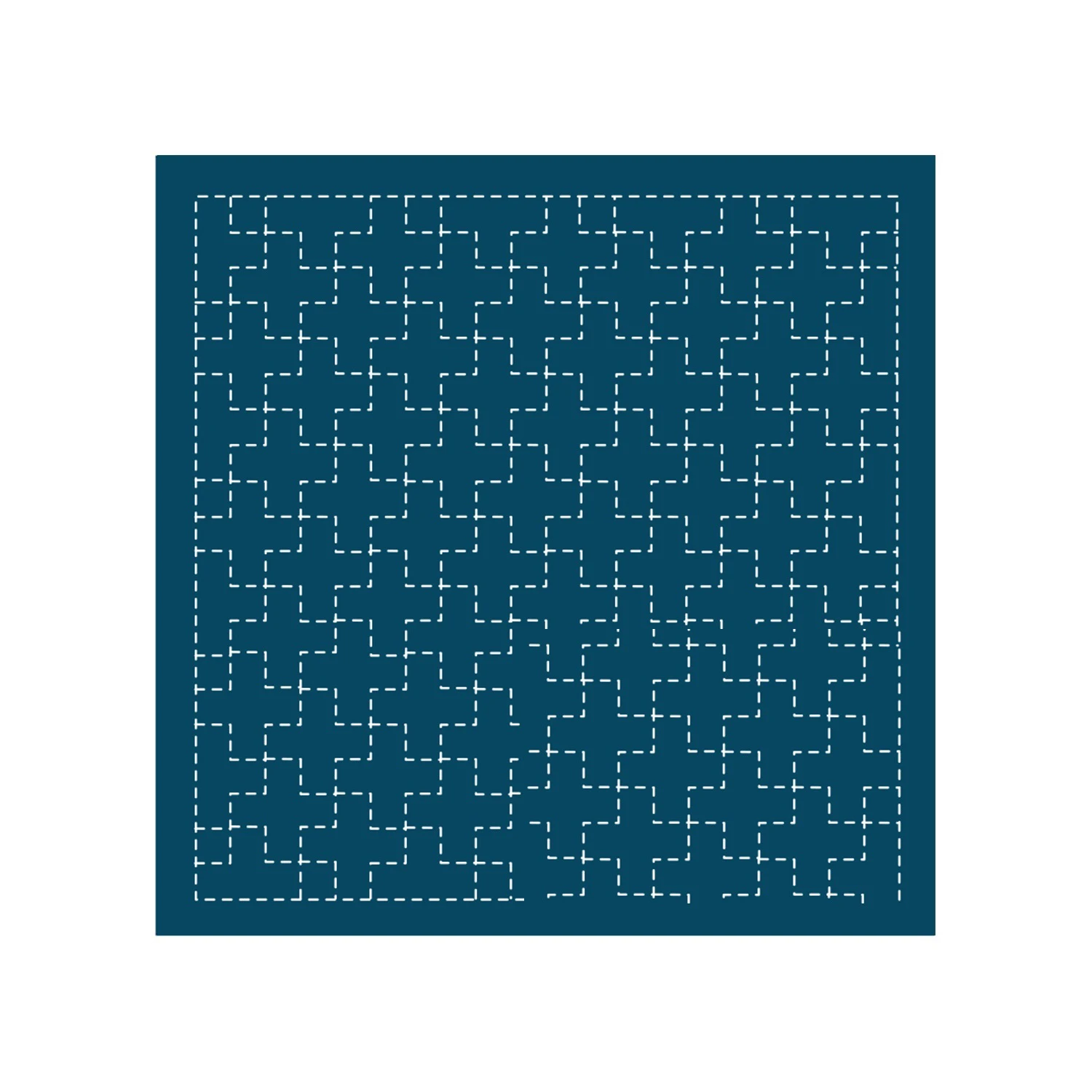 Sashiko Sampler Traditional Design - Juji Tsunagi (SC-0208 ...