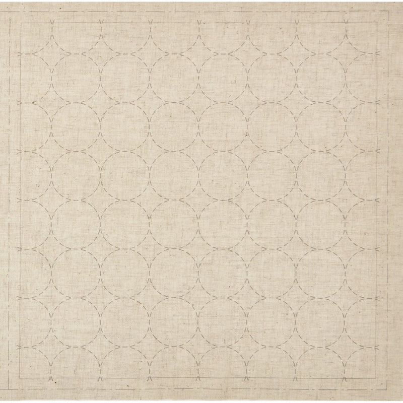 Sashiko Cloth Design - Maru-tsunagi (Natural)