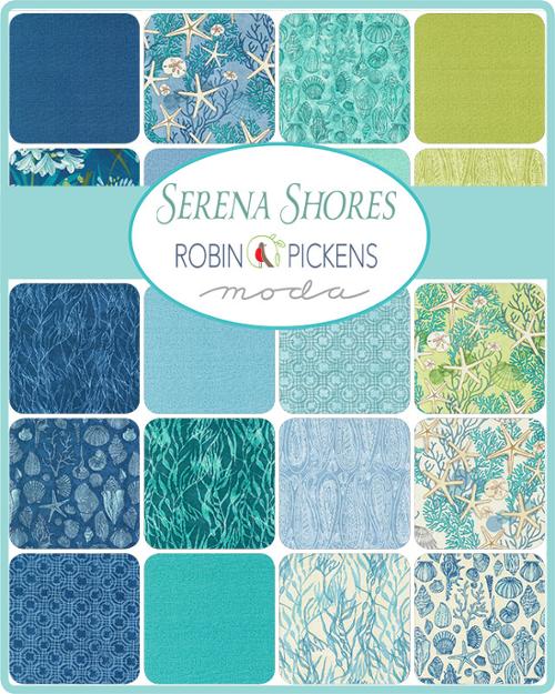 Serena Shores - Mini Charm Pack (42 2.5" Squares) by Robin Pickens for Moda Fabrics