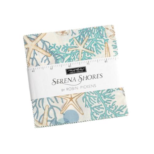 Serena Shores - Charm Pack (42 5" Squares) by Robin Pickens for Moda Fabrics