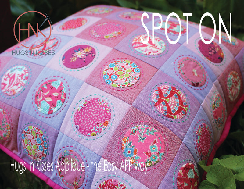 Spot On Postcard Pattern and Template by Hugs n&