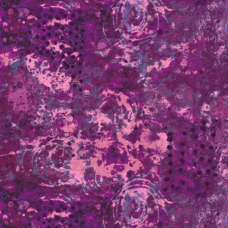 Spring Lilac (52814D-10) - Spotted Graffiti by Marcia Derse for Windham Fabrics - $21.96/m ($20.27/yd)