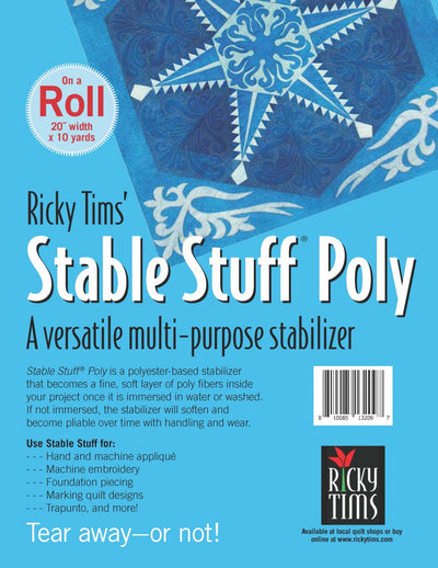 Ricky Tims Stable Stuff 20in x 10yd Roll From The Embroidery Store In Stabilizers