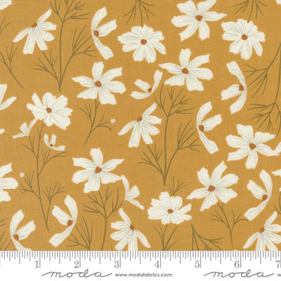 Summer Sunsine - Cottage Cosmo Florals (43180-18) Seaglass Summer by Sweetfire Road for Moda Fabrics