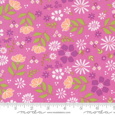 Sweet Pea - Wild Rose Florals (37680-14) Laguna Sunrise by Sherri & Chelsea for Moda Fabrics