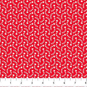 Red Flower - Sweet Love for Northcott Fabrics
