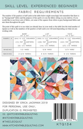 The Cleo Quilt Pattern from Kitchen Table Quilting by Erica Jackson