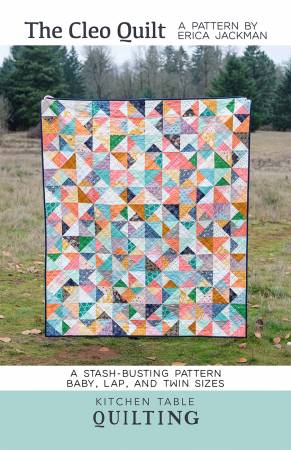 The Cleo Quilt Pattern from Kitchen Table Quilting by Erica Jackson