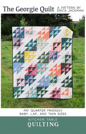 The Georgie Quilt Pattern from Kitchen Table Quilting by Erica Jackson