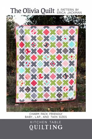 The Olivia Quilt Pattern from Kitchen Table Quilting by Erica Jackson