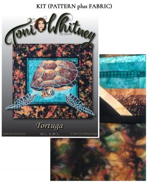 Tortuga Applique Kit by Toni Whitney Design