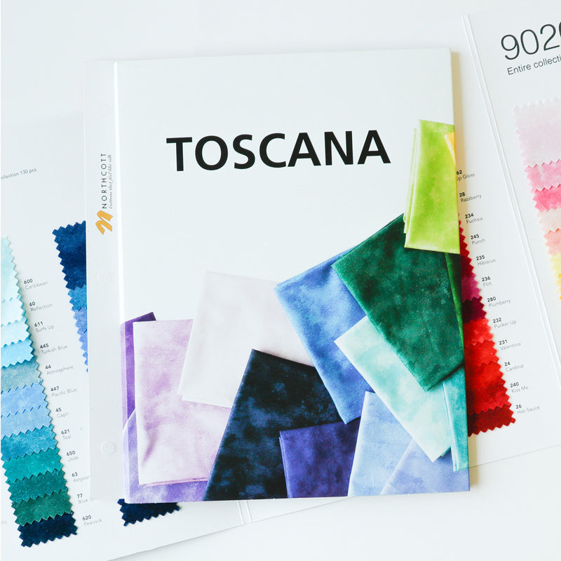 PRE ORDER - Toscana Color Card from Northcott Fabrics - Arrives October 2025