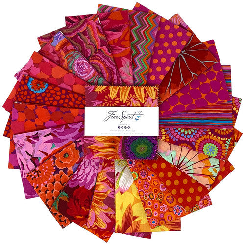 Vineyard - Charm Pack (42 - 5" x 5" squares) from the Kaffe Fassett Collective for FreeSpirit Fabrics