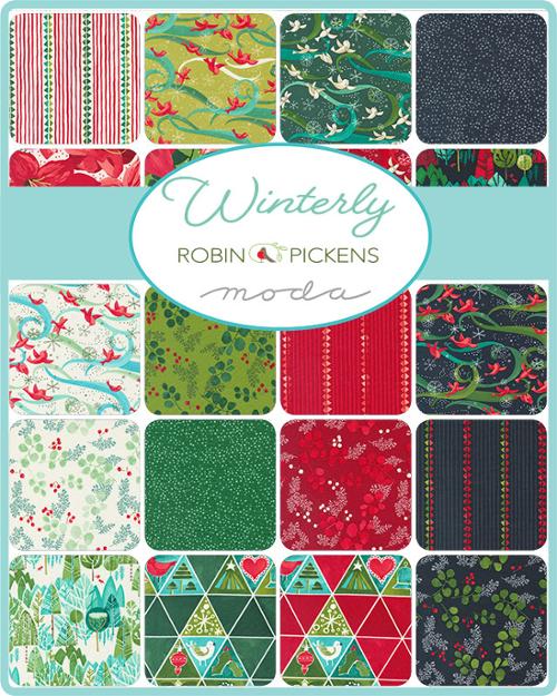 Winterly Fabric Swatch by Robin Pickens for Moda Fabrics