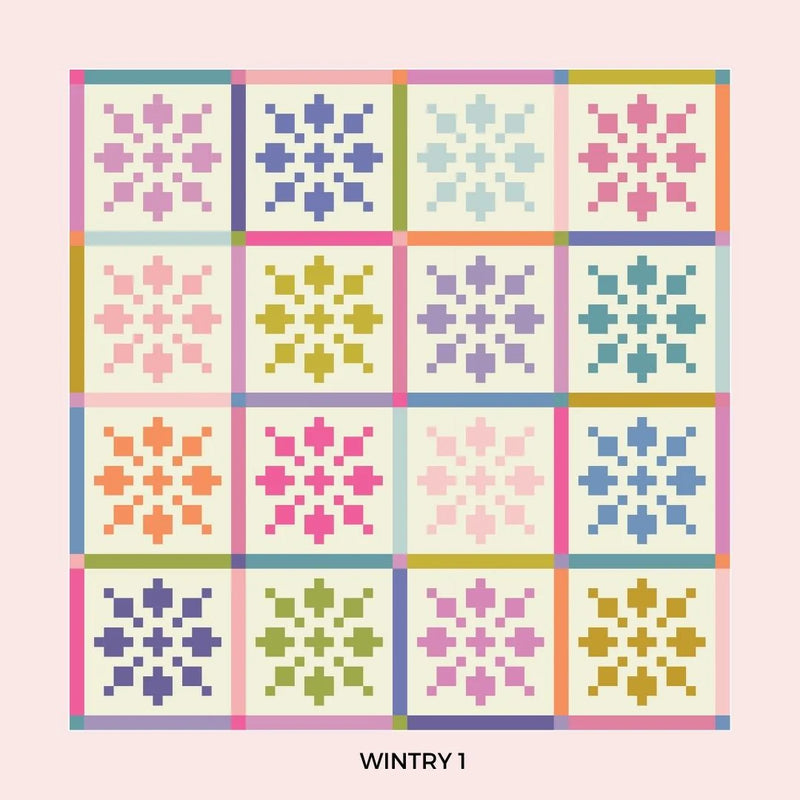 Wintry Quilt Pattern by Prairie Quilt Co.