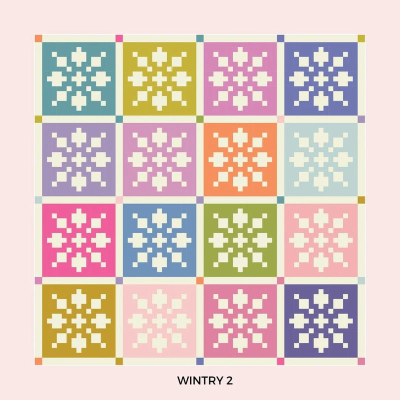 Wintry Quilt Pattern by Prairie Quilt Co.