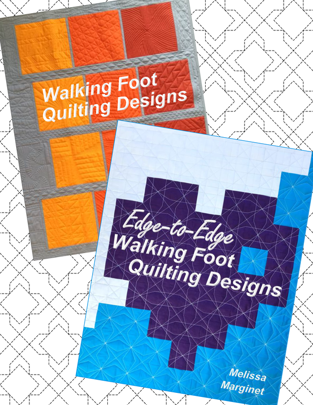 Modern Quilting With Your Walking Foot With Melissa Marginet - ZOOM Class - Feb 21 11:00 to 5:30 CST