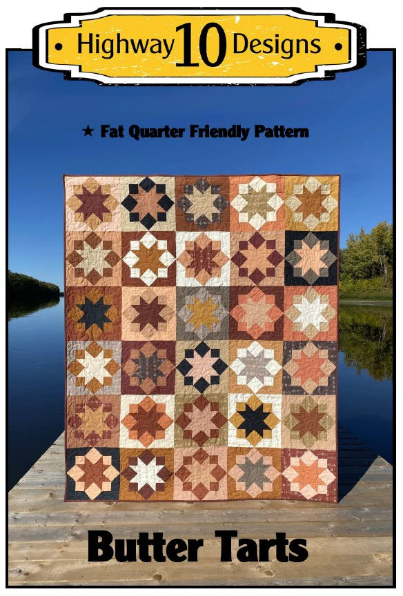 Butter Tarts Quilt Kit by Highway 10 Designs featuring Olive You by Zen Chic for Moda Fabrics