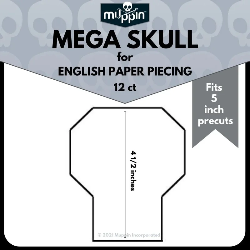 Mega Skulls English Paper Piecing 