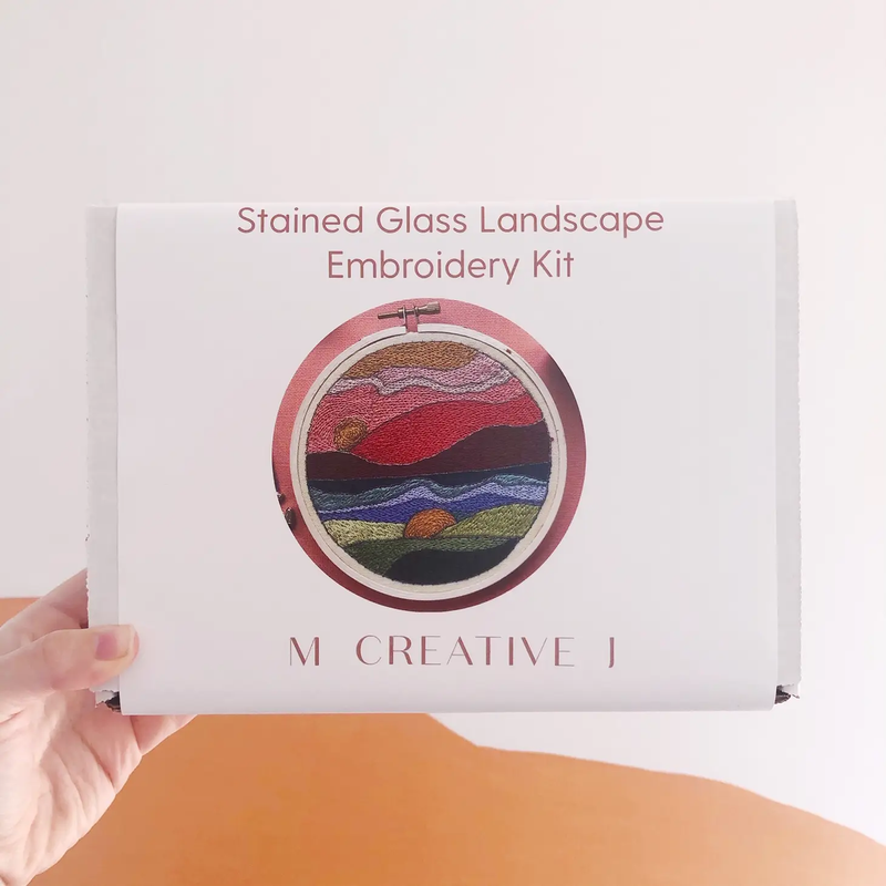 Stained Glass Embroidery Kit by MCreativeJ