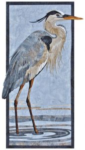 Great Blue Heron Applique Kit by Toni Whitney Design