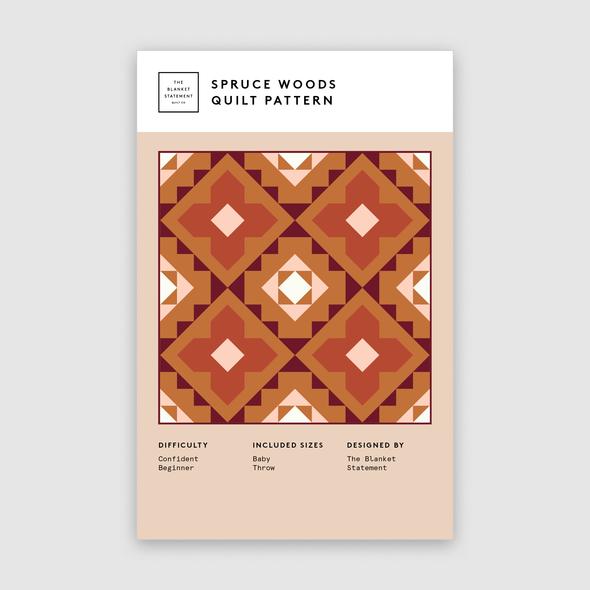 Spruce Woods Quilt Pattern by The Blanket Statement