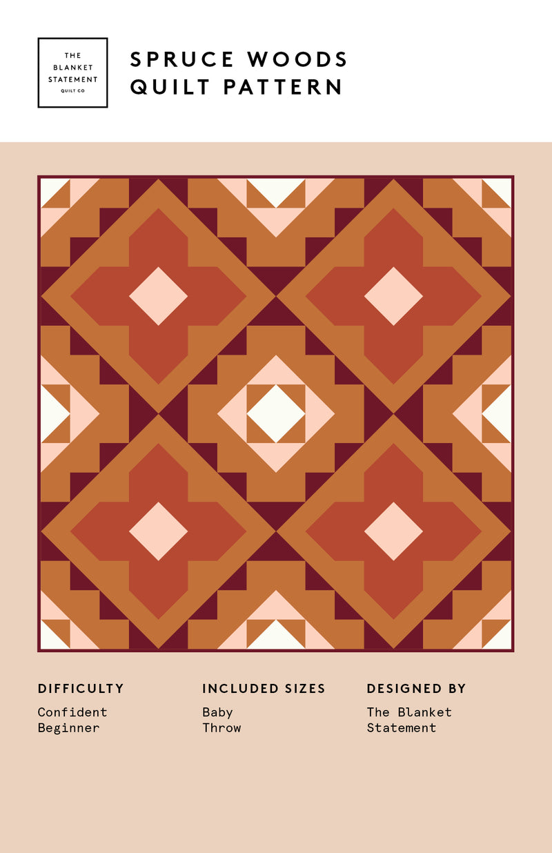 Spruce Woods Quilt Pattern by The Blanket Statement