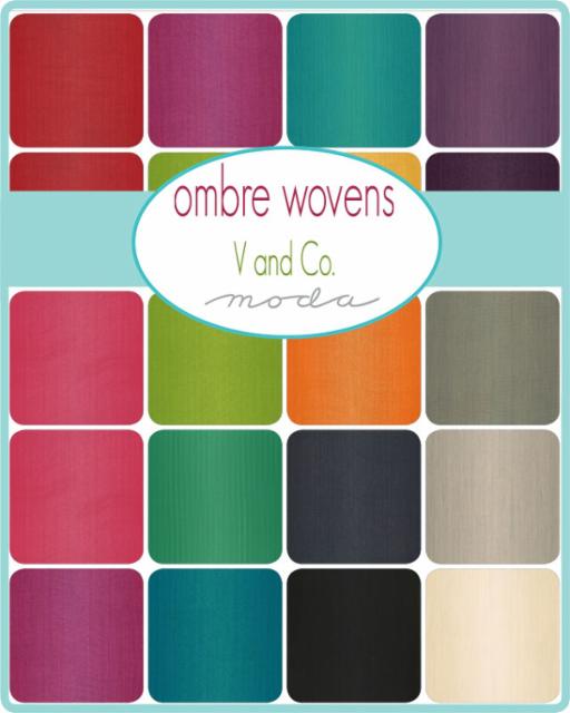 Violet - Ombre Wovens by V and Co for Moda Fabrics - $20.96/m ($19.34/yd)