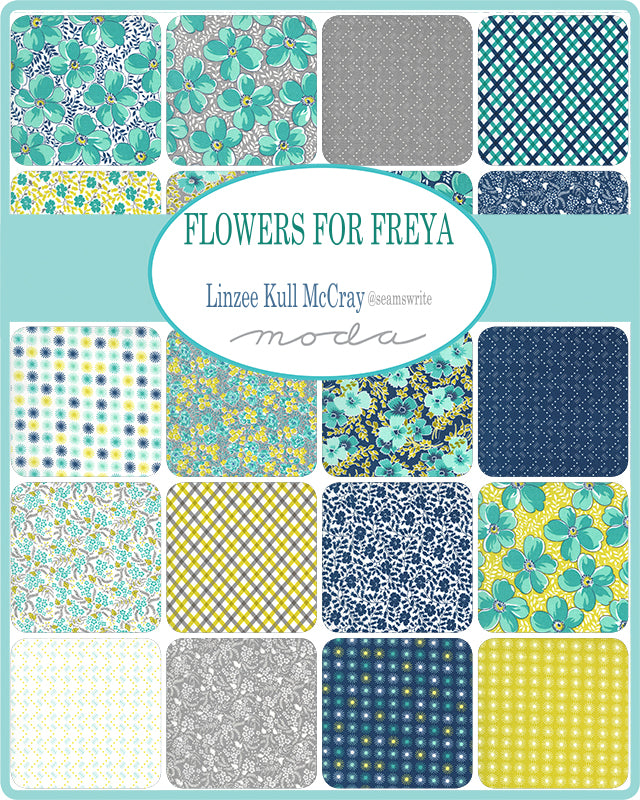Cloud Multi (23334 11) - Flowers For Freya by Linzee Kull McCray for Moda Fabrics