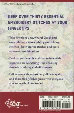 Embroidery Stitching - Handy Pocket Guide by Christen BrownSylvia Pippen