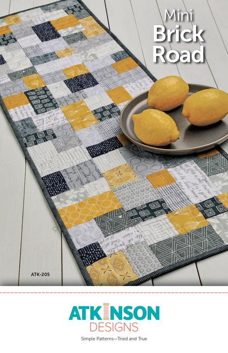 Mini Brick Road Pattern by Terry Atkinson for Atkinson Designs