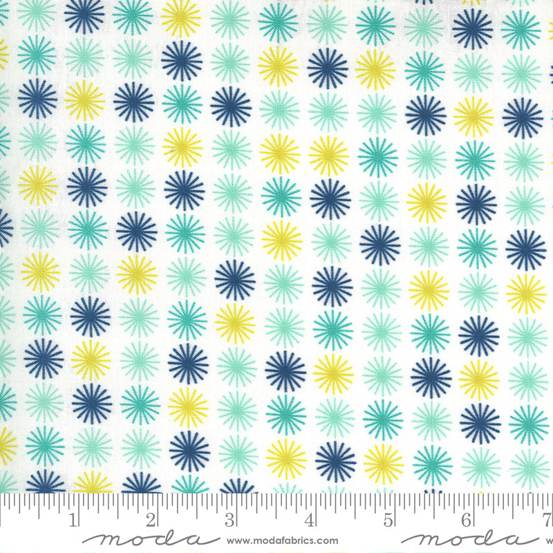 Cloud Multi (23334 11) - Flowers For Freya by Linzee Kull McCray for Moda Fabrics