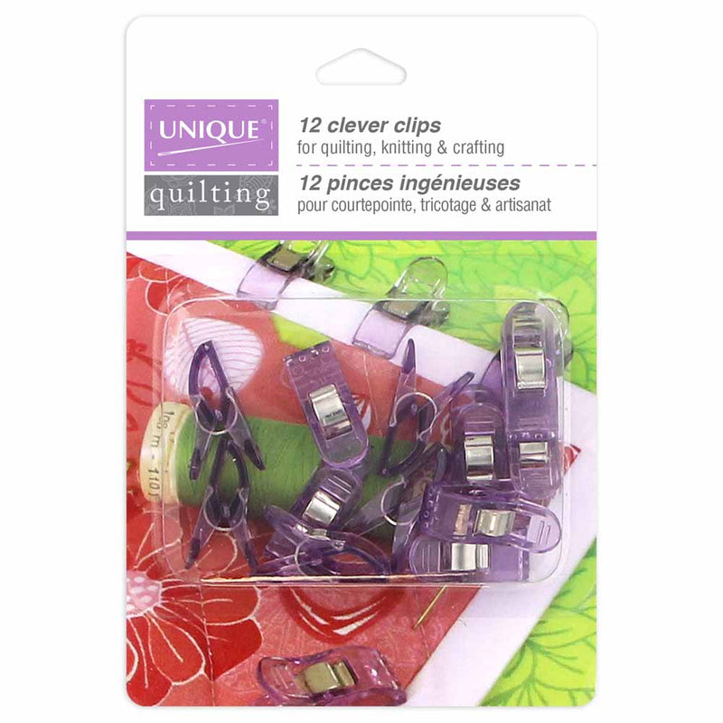Clever Clips by Unique Quilting - Size Small (12 clips)