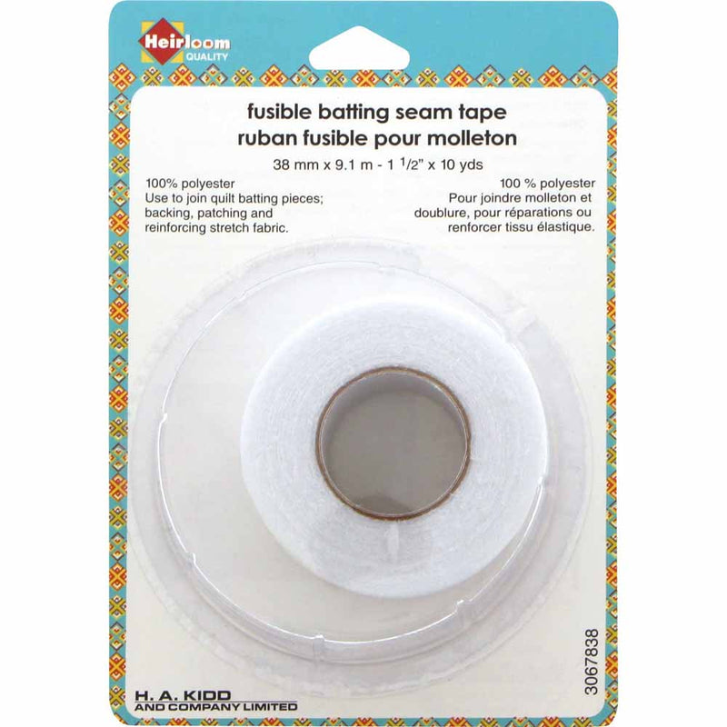 Fusible Batting Seam Tape by Heirloom - 1.5" x 10 yd