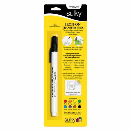 Black - Iron-On Transfer Pen by Sulky