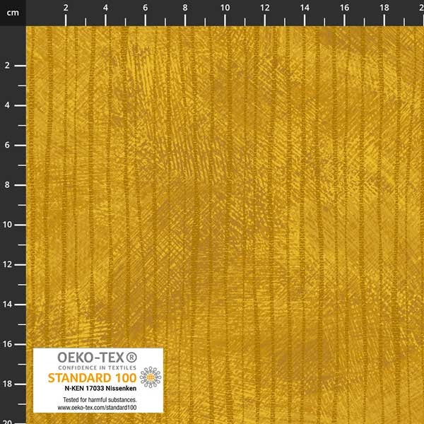 Ocher Texture Stripe (4508-305) Medley Basic by Stof - $19.96/m ($18.42/yd)
