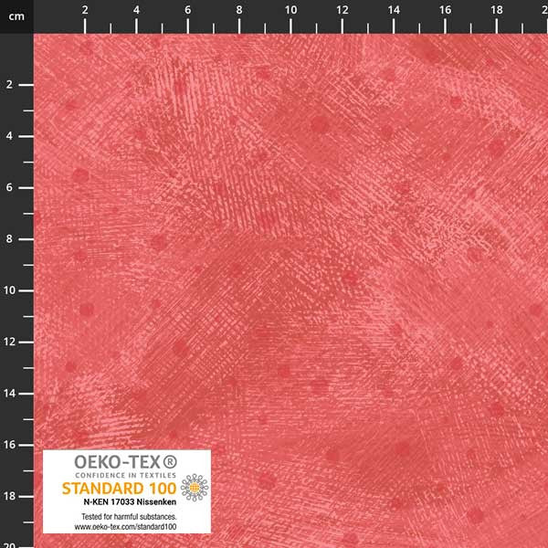Coral Texture Dots (4508-404) Medley Basic by Stof - $19.96/m ($18.42/yd)
